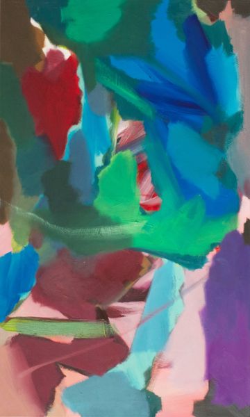 Vincent Steiner Gemälde Malerei abstrakt ungegenständlich Freiburg Schwarzwald lila blau grün rot rosa weiß